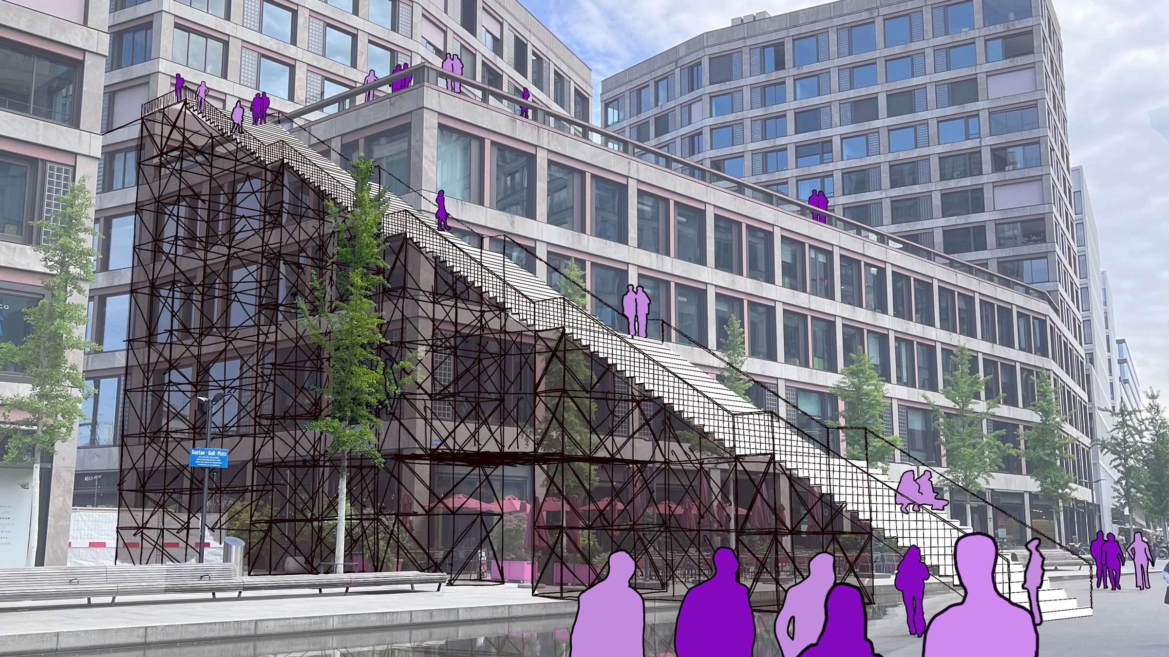 Die Stadt über unseren Köpfen